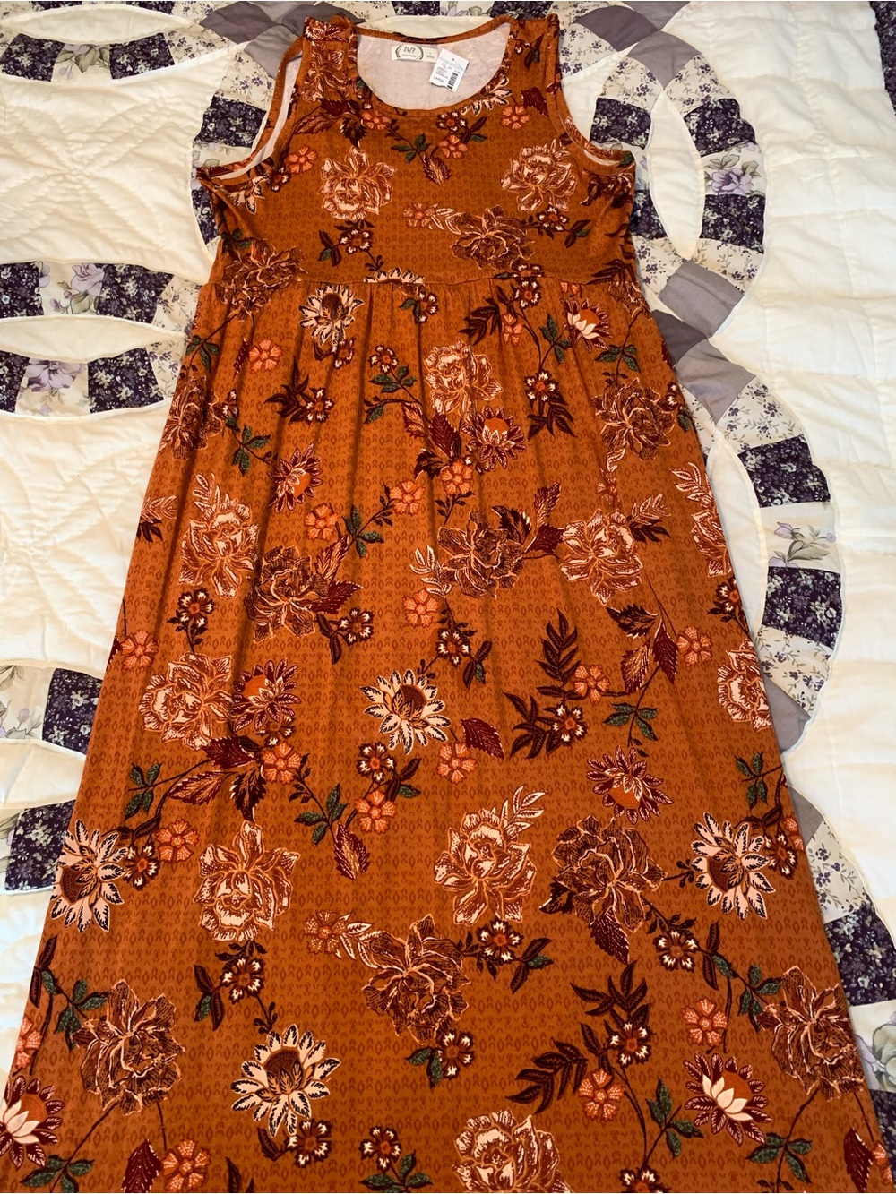 Floral Tank Maxi Dress